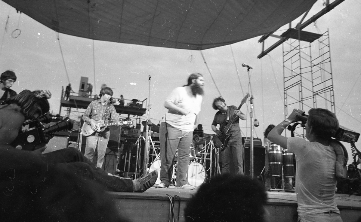 Woodstock 1969 Canned Heat On Stage Woodstock C. Larsen & Sons Book