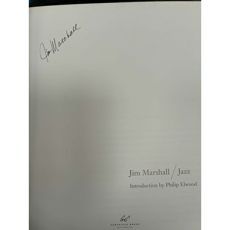 Jim Marshall JAZZ - SIGNED BY JIM MARSHALL